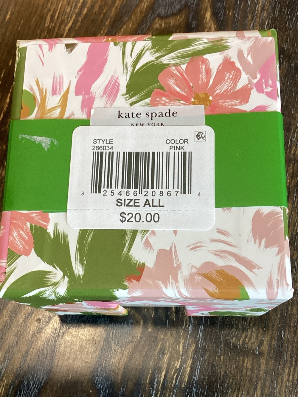 kate spade floral notecube with pink pen - Picture 3 of 3